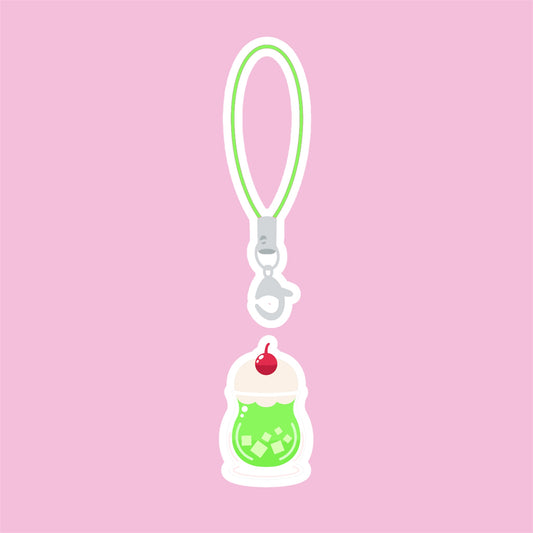 Melon Soda Phone Charm